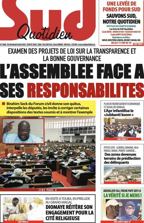 SN P­­resse du Vendredi 08/08/2025