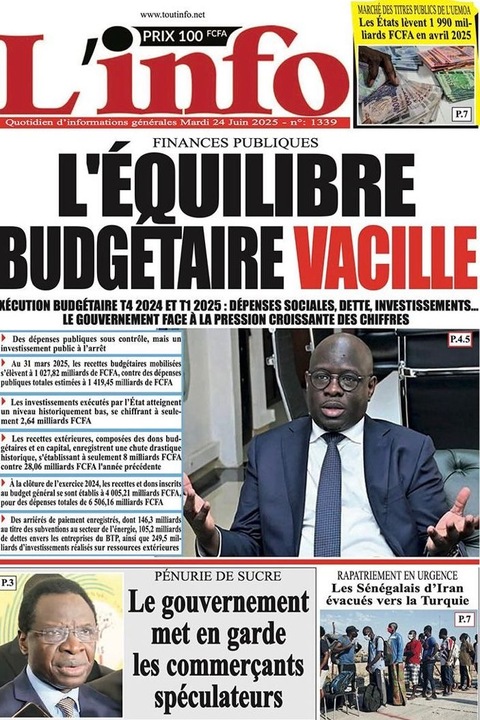 Revue de P­­resse du Mardi 24/06/2025