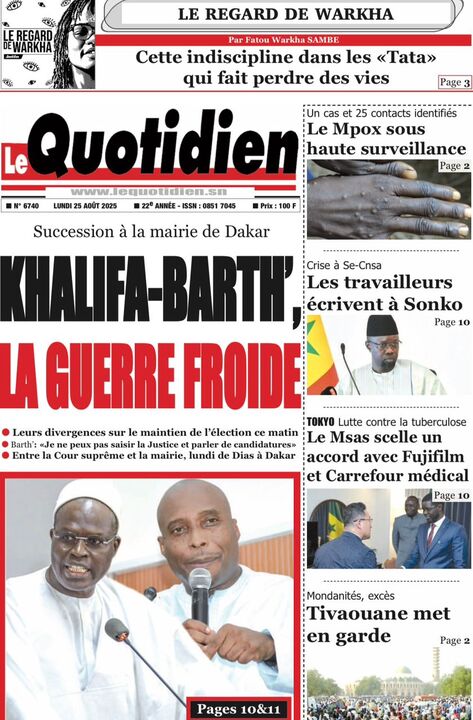 Revue de P­­resse du Mardi 26/08/2025