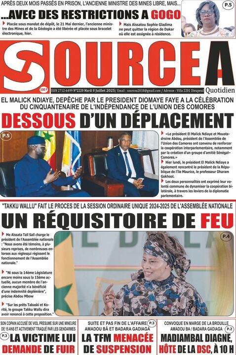 Revue de P­­resse du Mardi 08/07/2025