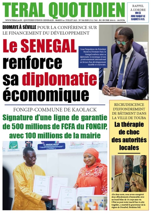 Revue de P­­resse du Mardi 01/07/2025