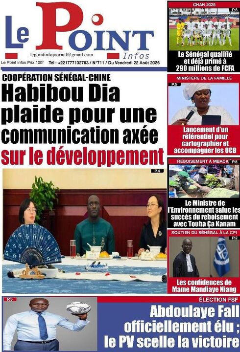 Revue de P­­resse du Vendredi 22/08/2025