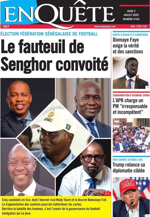 Revue de P­­resse du Jeudi 03/07/2025