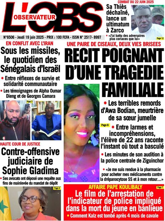 Revue de P­­resse du Jeudi19/06/2025