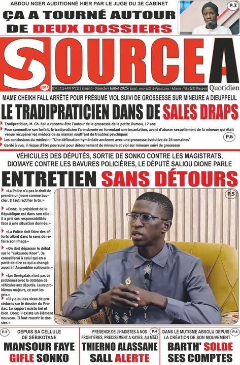 Revue de P­­resse du Samedi 05/07/2025