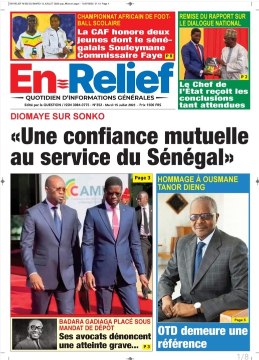 Revue de P­­resse du Mardi 15/07/2025