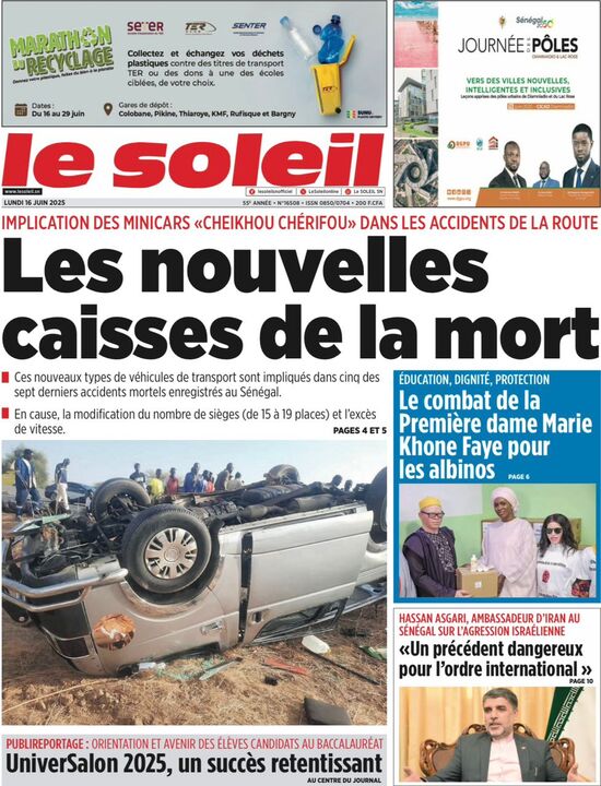 SN P­­resse du Lundi 16/06/2025