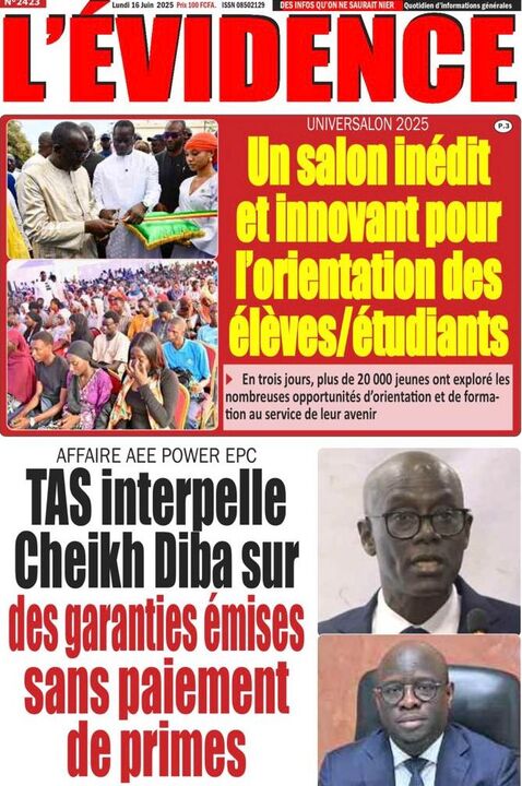 SN P­­resse du Lundi 16/06/2025