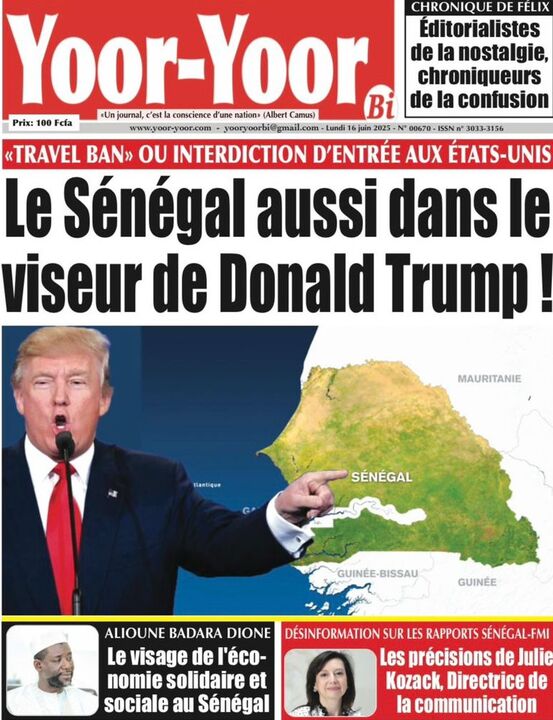 SN P­­resse du Lundi 16/06/2025