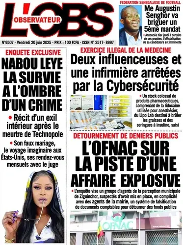 SN P­­resse du Vendredi 20/06/2025