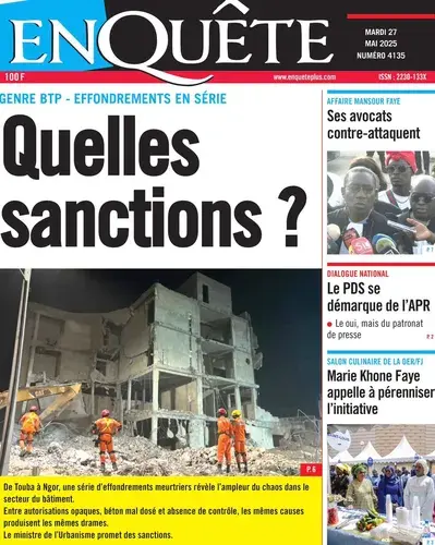 SN P­­resse du Mardi 27/05/2025