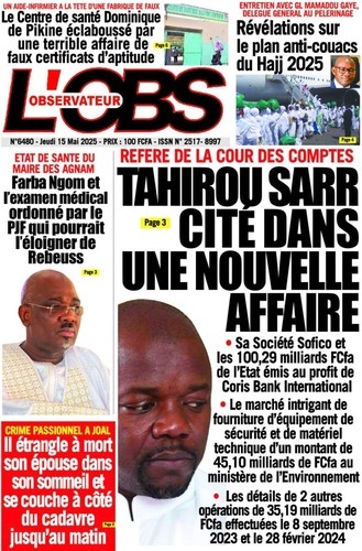 SN P­­resse du Jeudi 15/05/2025