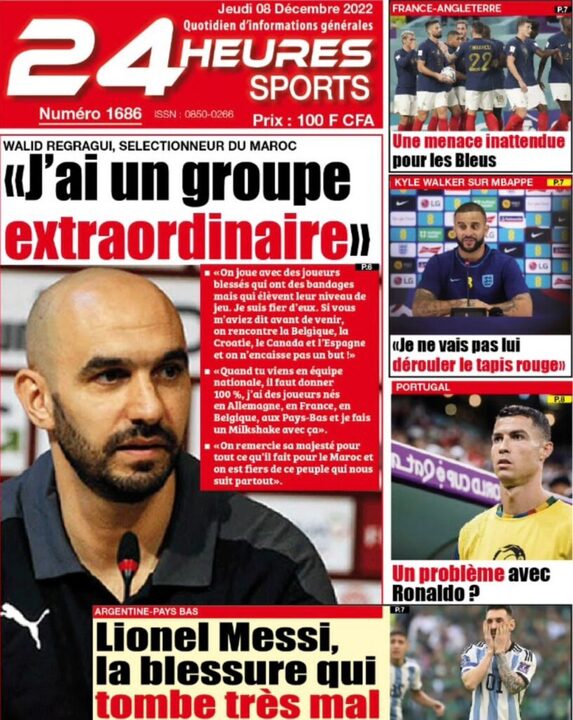 Revue de Presse du 08/12/2022
