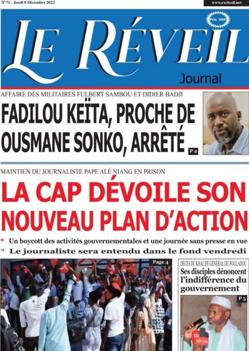 Revue de Presse du 08/12/2022