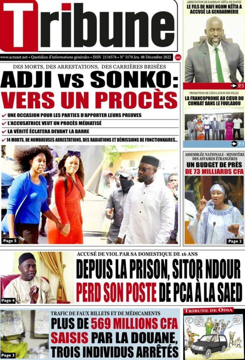 Revue de Presse du 08/12/2022