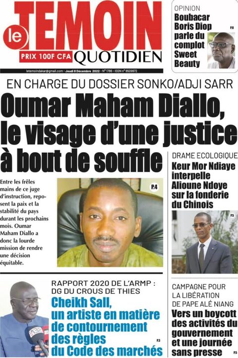 Revue de Presse du 08/12/2022