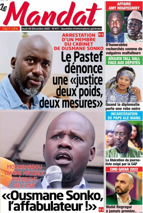 Revue de Presse du 08/12/2022