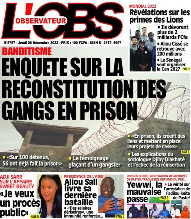 Revue de Presse du 08/12/2022