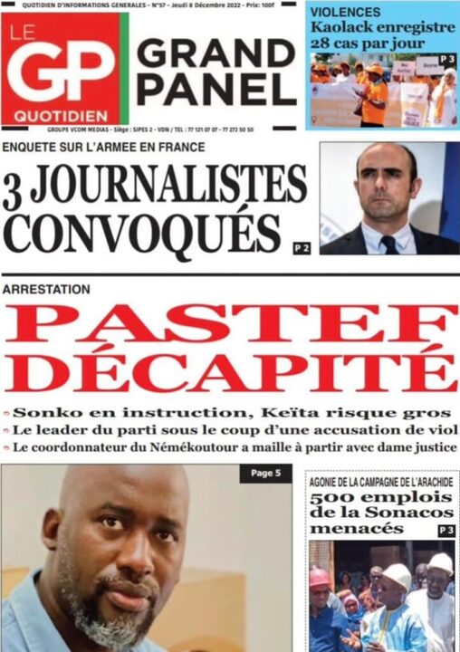 Revue de Presse du 08/12/2022