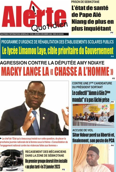 Revue de Presse du 08/12/2022