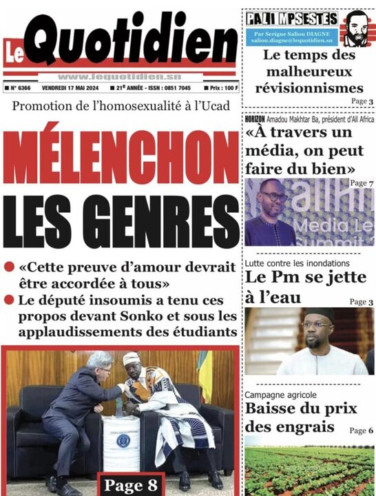 Revue de Presse du Vendredi 17/05/2024